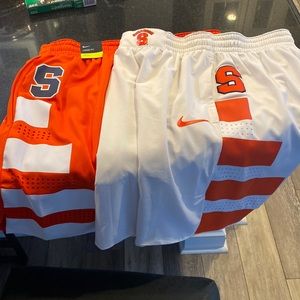 2 Pairs of Syracuse Basketball Shorts - new one with tags